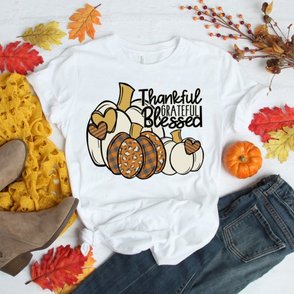 Thankful greatful blessed shirt